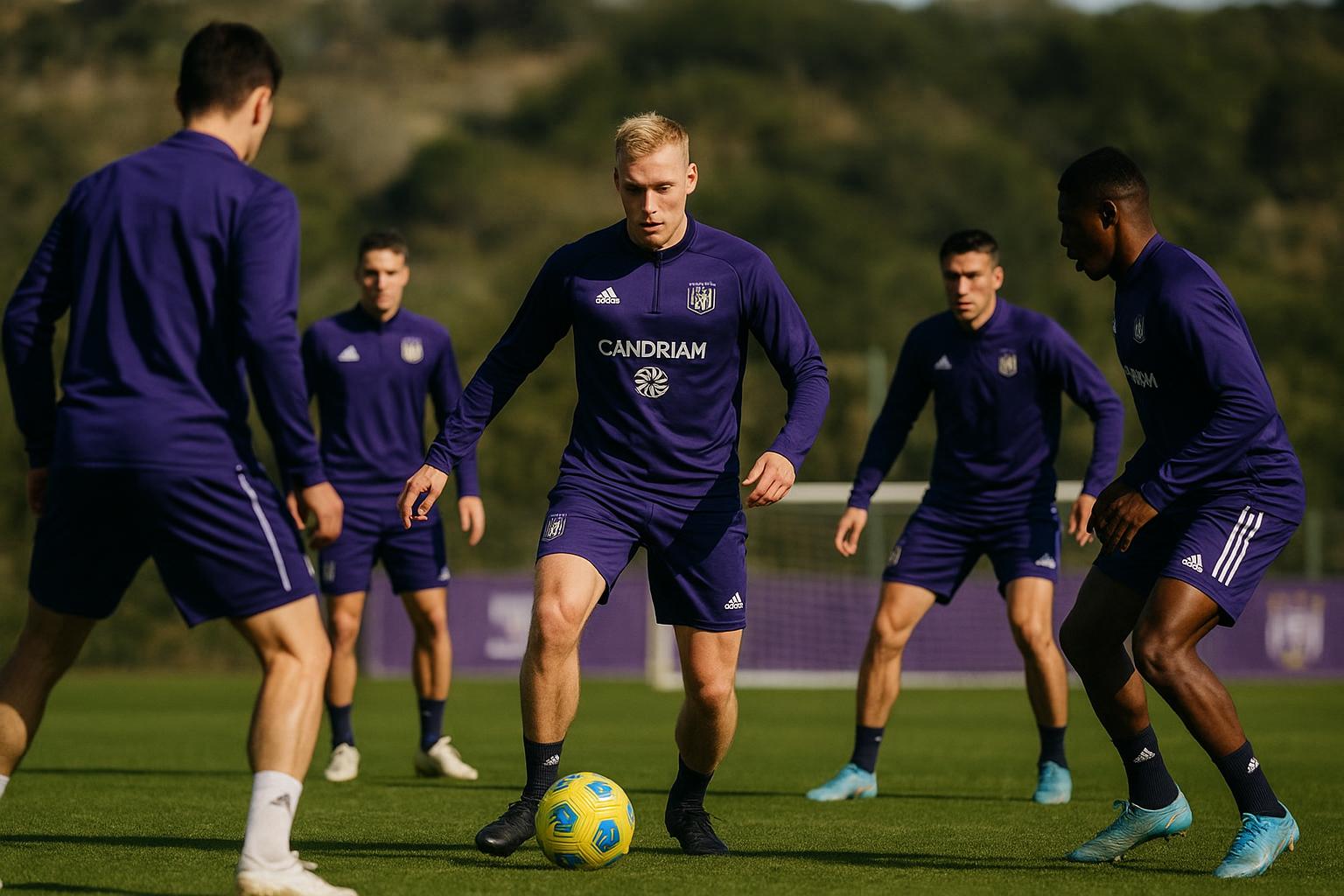 Anderlecht traint op zonnige winterstage in Spanje