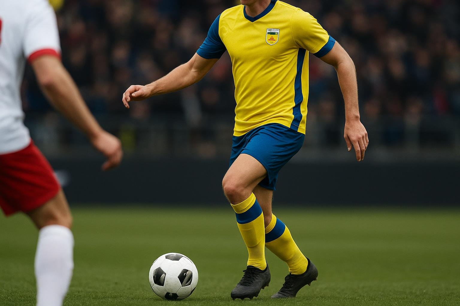 Sfeerbeeld rond SC Cambuur met focus op een jonge verdediger tijdens een wedstrijdmoment