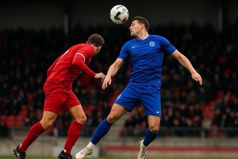 Spelmoment tijdens Zulte Waregem tegen KRC Genk, waarin beide ploegen duelleren om de bal.