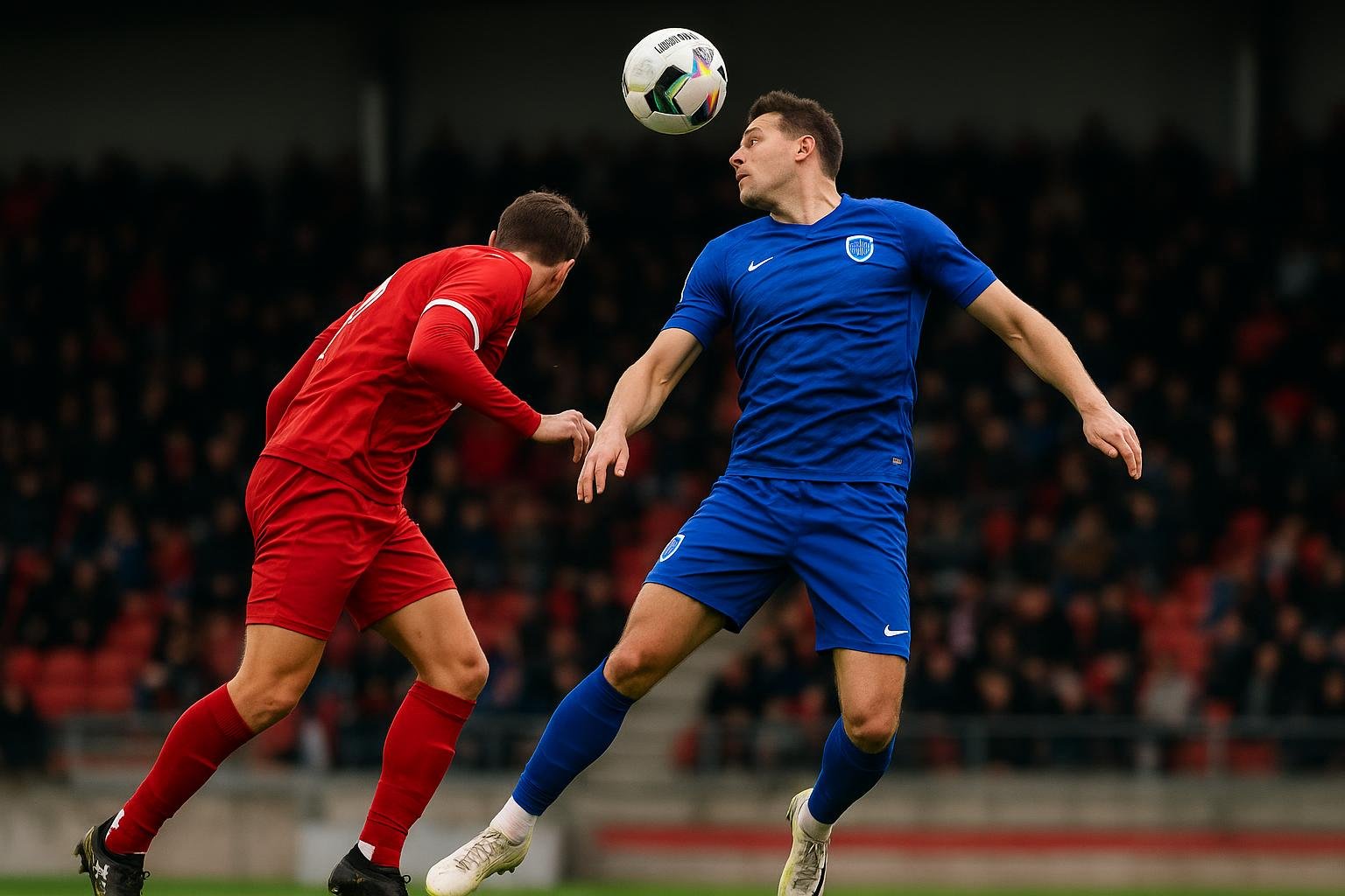 Spelmoment tijdens Zulte Waregem tegen KRC Genk, waarin beide ploegen duelleren om de bal.