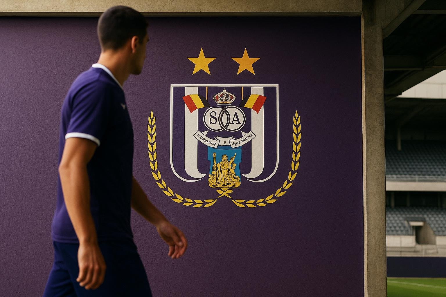 Olivier Renard van RSC Anderlecht in een context rond de wintermercato