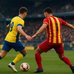 Wedstrijdbeeld van Union Saint-Gilloise tegen KV Mechelen in de Jupiler Pro League