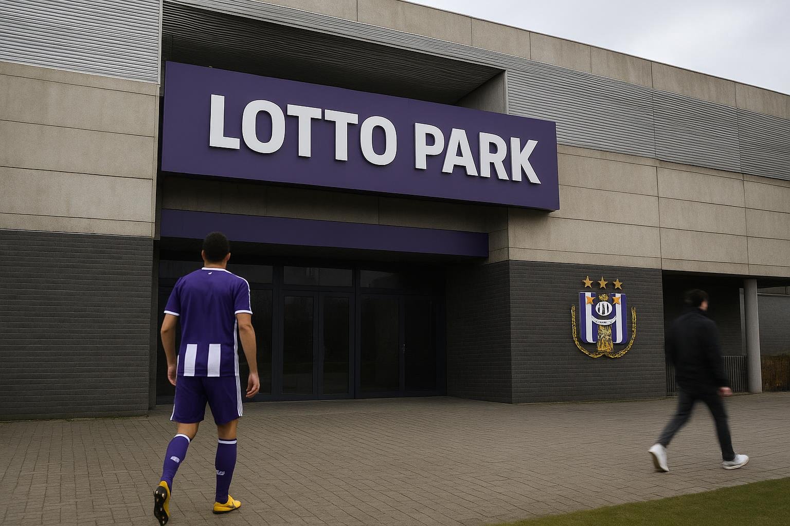 Sfeerbeeld van het Lotto Park, de thuisbasis van RSC Anderlecht