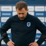 Nicky Hayen, coach van KRC Genk, na afloop van de match bij Zulte Waregem