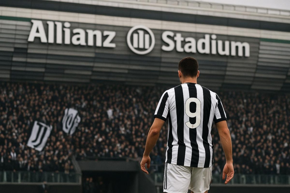 Sfeerbeeld rond het Juventus-stadion in transfercontext