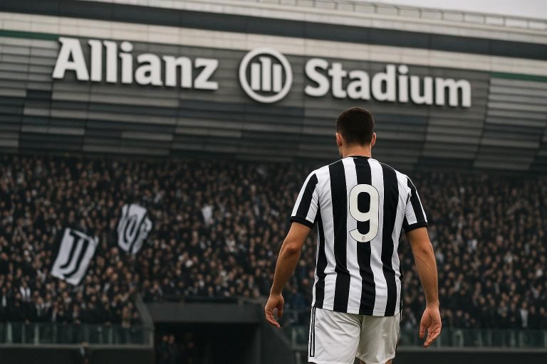 Sfeerbeeld rond het Juventus-stadion in transfercontext