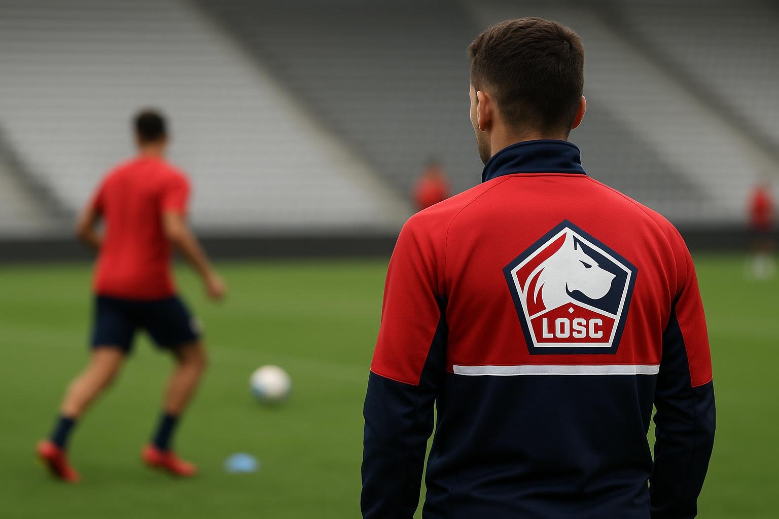 Matias Fernandez-Pardo van Lille in een trainingscontext