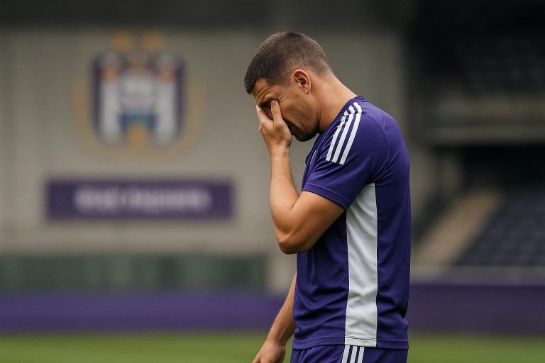 Luis Vázquez in Anderlecht-trainingscontext, met focus op transfergesprekken