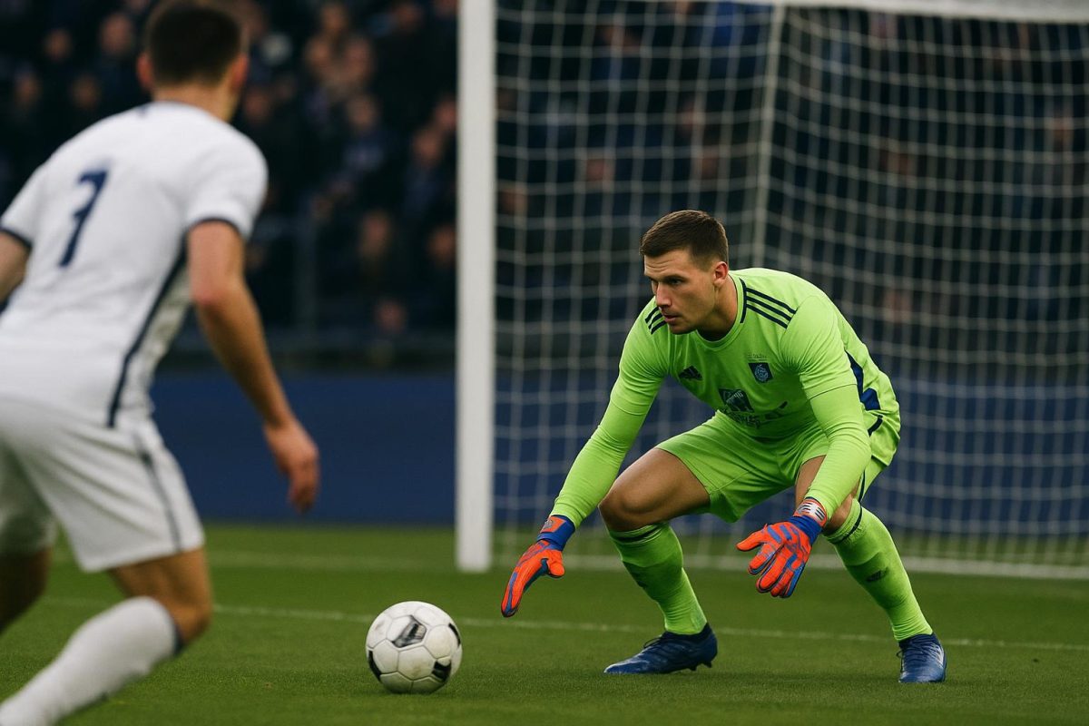 Colin Coosemans van RSC Anderlecht tijdens een wedstrijdmoment tegen KAA Gent