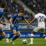 Actiebeeld uit KAA Gent tegen RSC Anderlecht in de Planet Group Arena