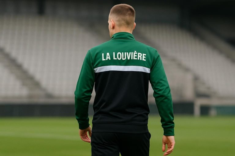 Mohamed Guindo van La Louvière in wedstrijdfocus rond zijn uitleenbeurt aan Clermont