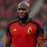 Romelu Lukaku in het shirt van de Rode Duivels