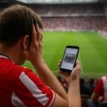 Ismael Saibari in PSV-context, gefotografeerd vanop afstand zonder herkenbare gezichten