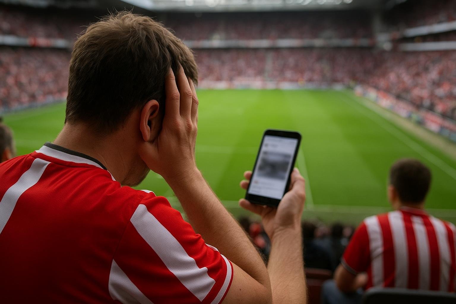 Ismael Saibari in PSV-context, gefotografeerd vanop afstand zonder herkenbare gezichten