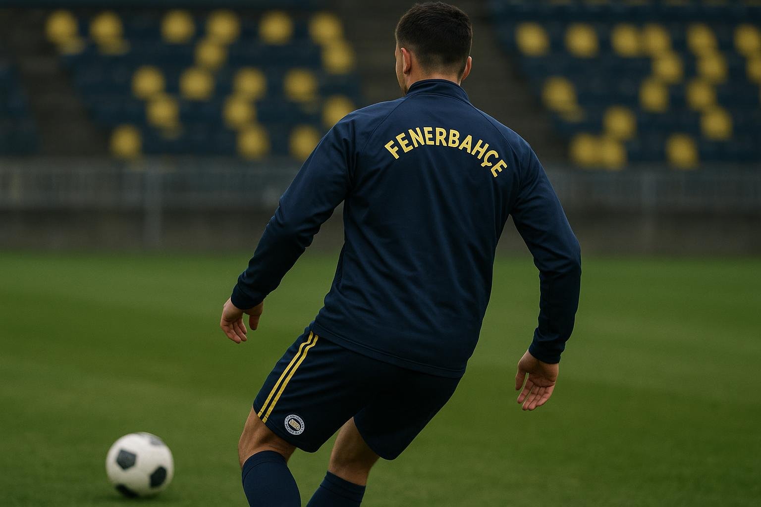 Archie Brown op training in Fenerbahçe-kledij, in aanloop naar een mogelijke transfer