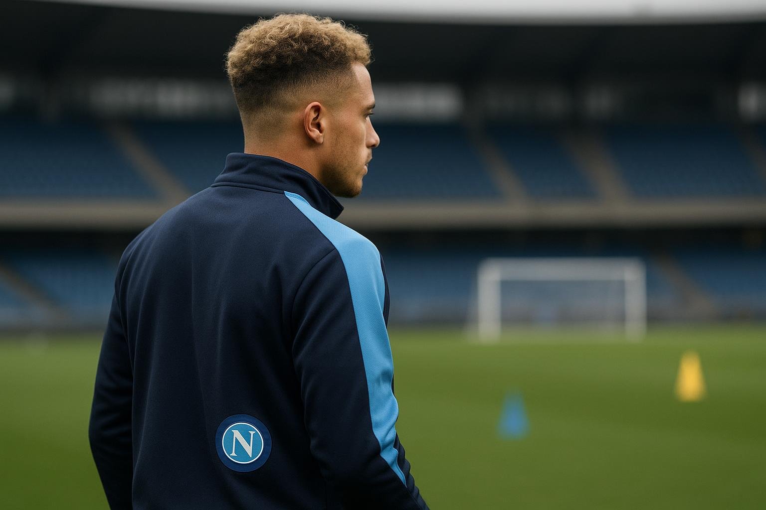 Noa Lang in trainingscontext met Napoli in de aanloop naar transfernieuws