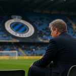 Bart Verhaeghe, voorzitter van Club Brugge, in stadionomgeving tijdens een wedstrijd