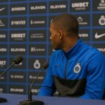 Ivan Leko van Club Brugge tijdens een persmoment in aanloop naar een Europese wedstrijd