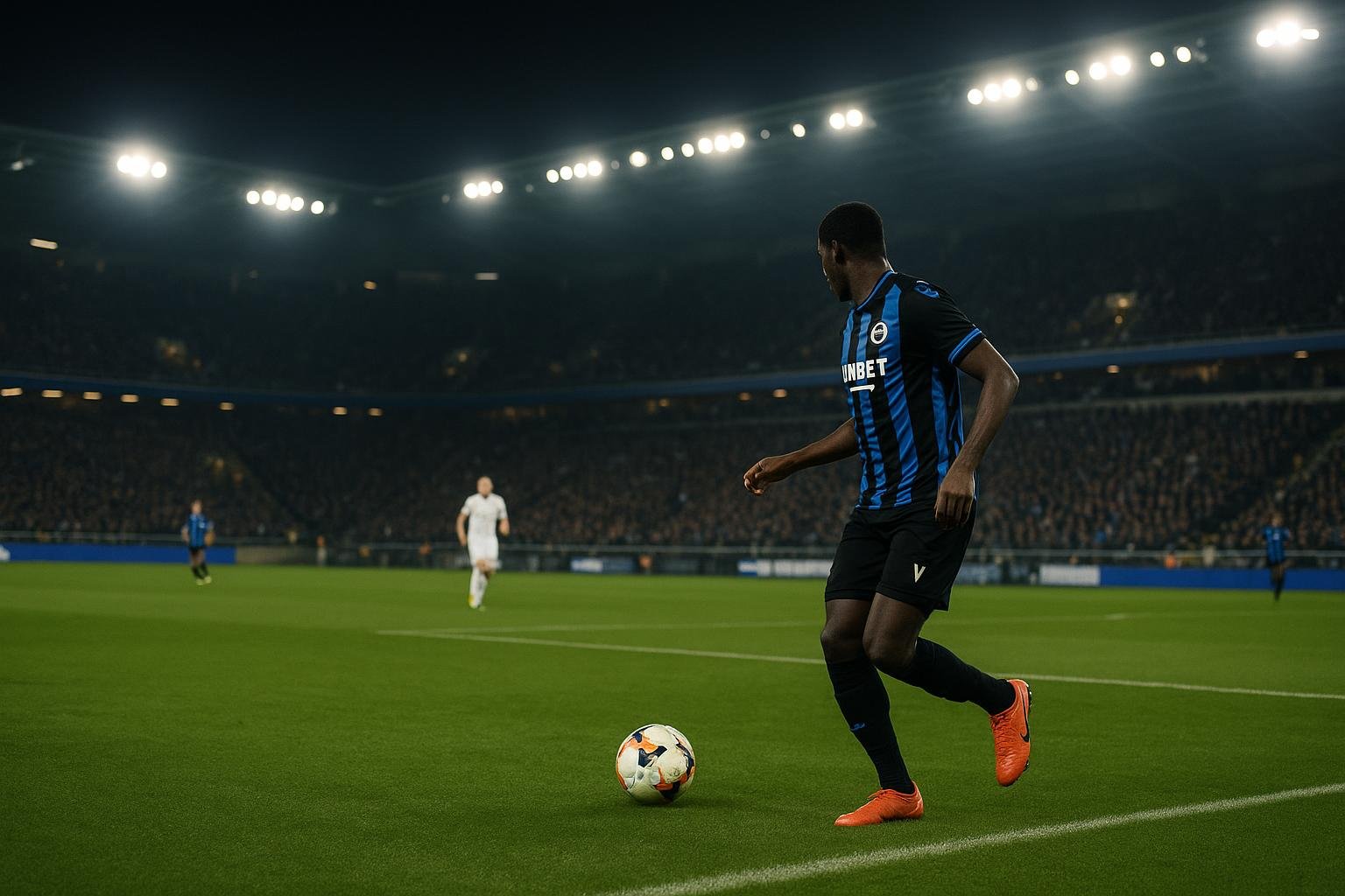 Sfeerbeeld rond een Champions League-wedstrijd van Club Brugge