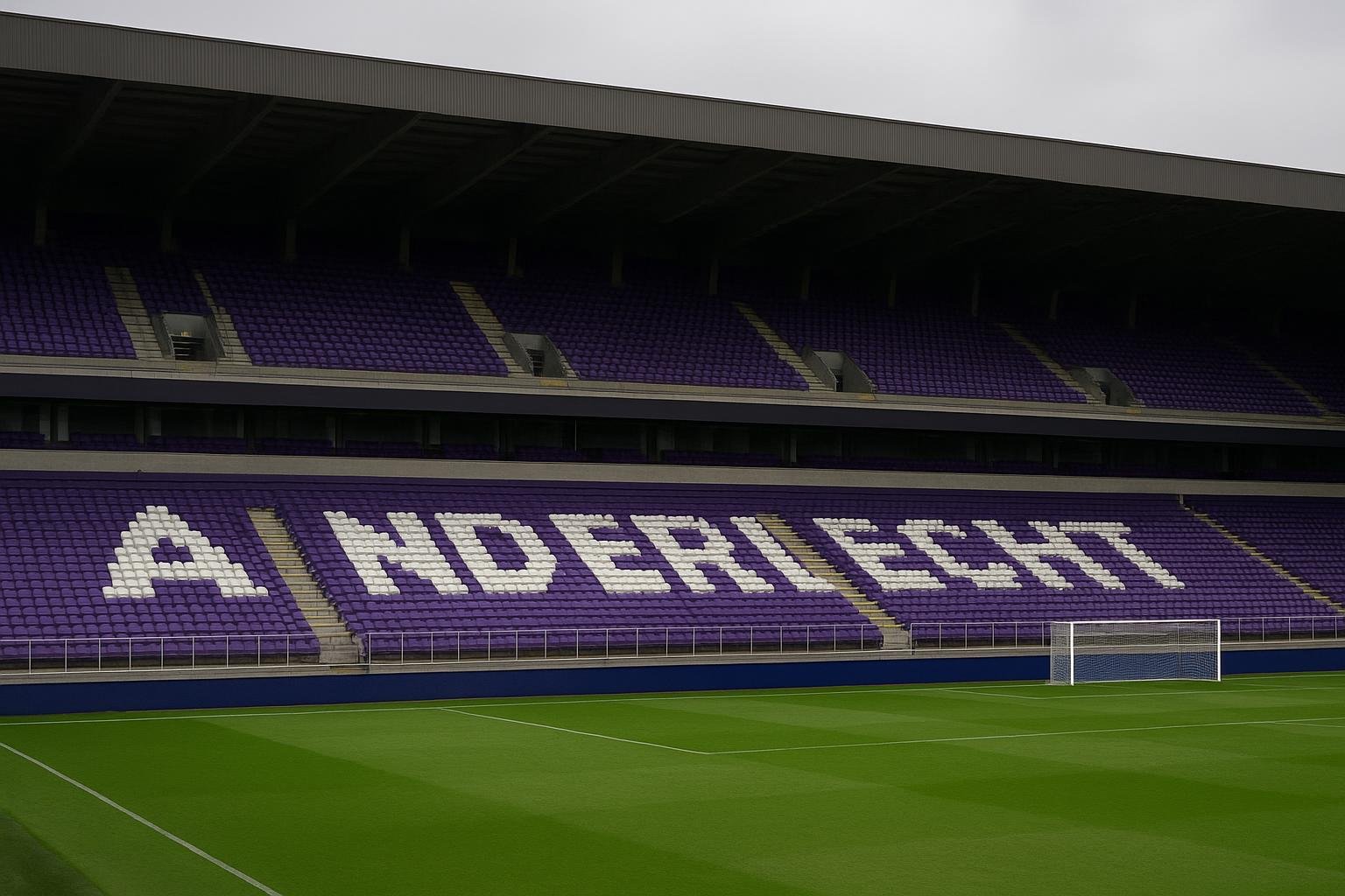 Stadionomgeving van RSC Anderlecht in aanloop naar transfernieuws