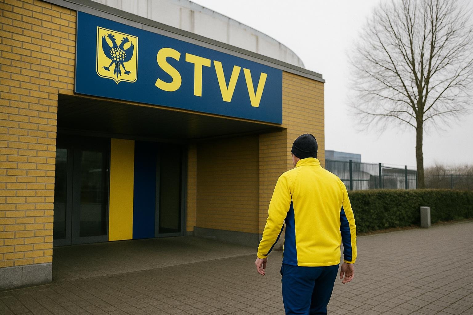 Sfeerbeeld rond het stadion van STVV op Stayen tijdens de wintermercato