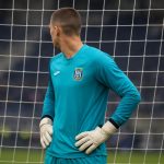 Colin Coosemans, doelman van RSC Anderlecht, in het Lotto Park