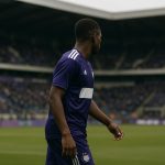 Robert Glatzel in actie voor HSV tijdens een wedstrijd