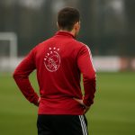 Owen Wijndal in trainingscontext bij Ajax