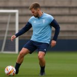 Ferran Jutgla in trainingscontext bij Celta Vigo