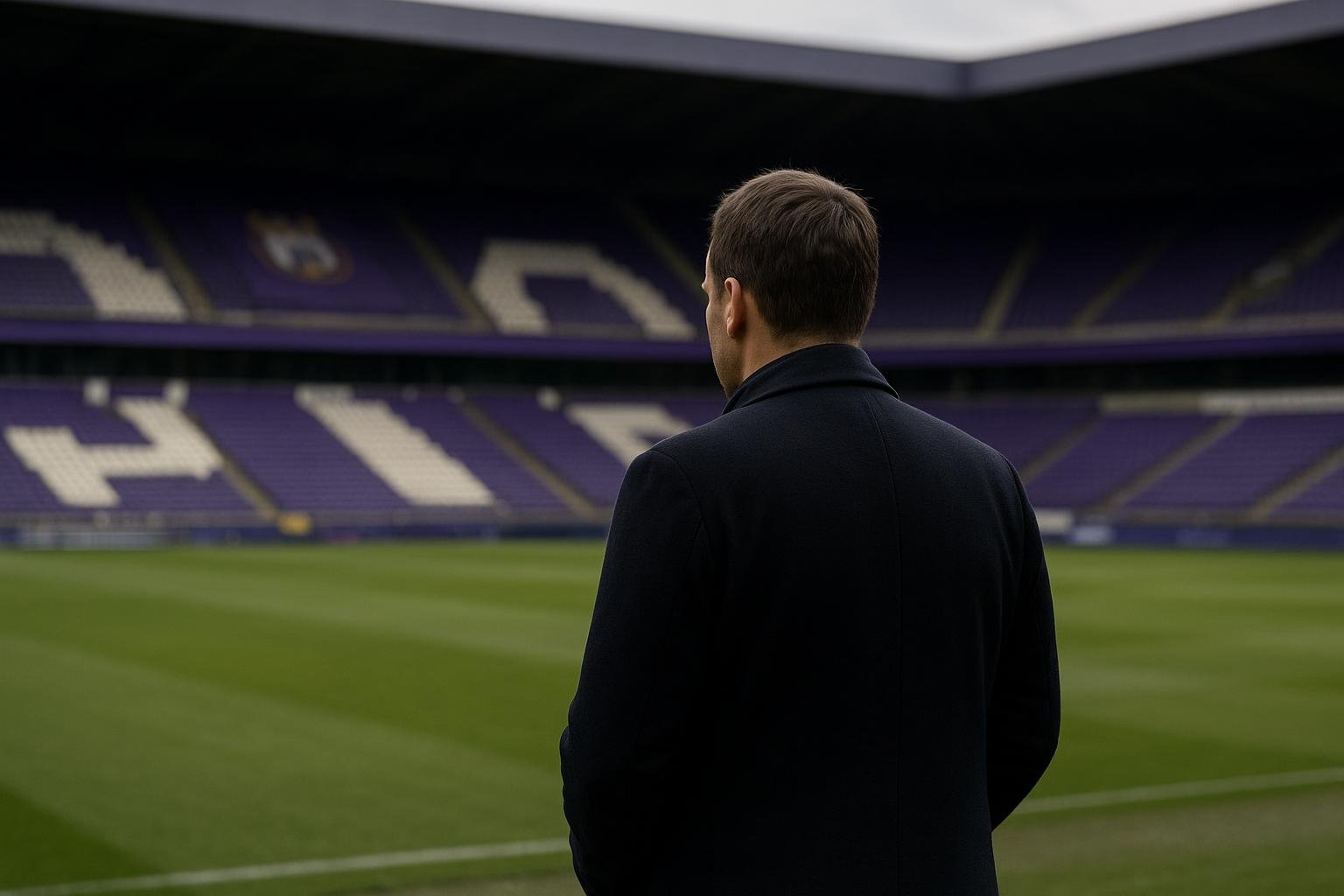 Olivier Renard van RSC Anderlecht in het Lotto Park tijdens de wintermercato