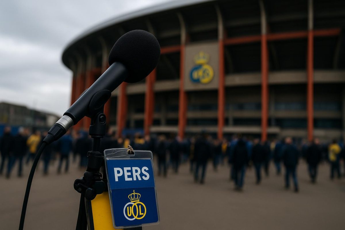 Philippe Bormans van Union SG in aanloop naar de Champions League-wedstrijd tegen Bayern München