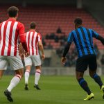 Sfeerbeeld bij KAA Gent tegen Anderlecht in het stadion