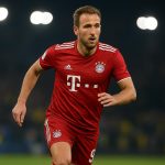 Spelmoment tijdens Bayern München tegen Union SG in de Allianz Arena