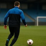 Raphael Onyedika van Club Brugge op training, in een context van transfergeruchten