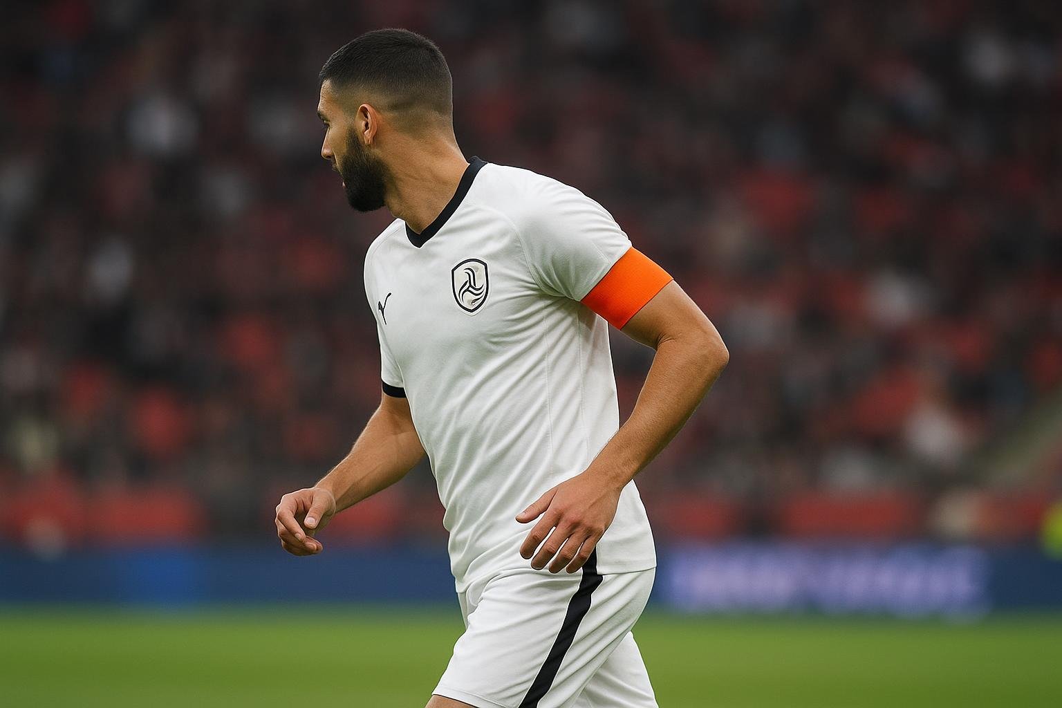 Yannick Carrasco in actie voor Al-Shabab tijdens een wedstrijd