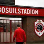 Sfeerbeeld aan het Bosuilstadion van Royal Antwerp FC tijdens de wintermercato