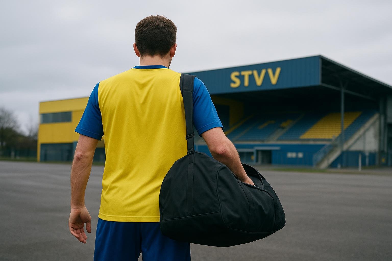 Omgeving rond het stadion van STVV als transfersfeer zonder herkenbare gezichten