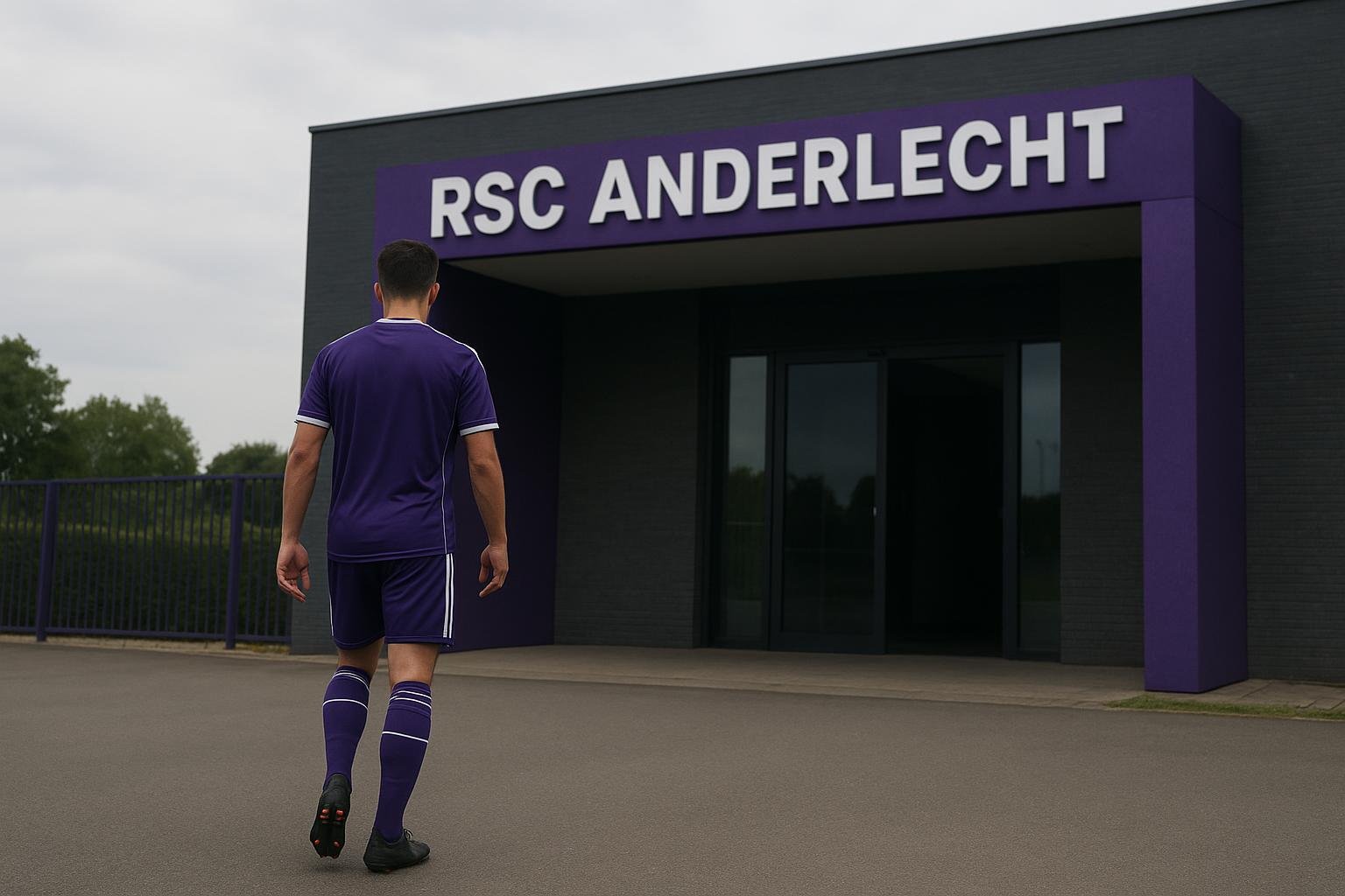 Het trainingscentrum van RSC Anderlecht in Neerpede, waar jeugdspelers worden opgeleid