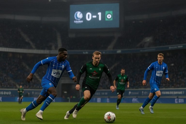 Sfeerbeeld in de Planet Group Arena tijdens KAA Gent tegen Cercle Brugge
