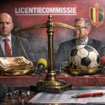 Bestuurders bij een Belgisch stadion tijdens licentieheisa