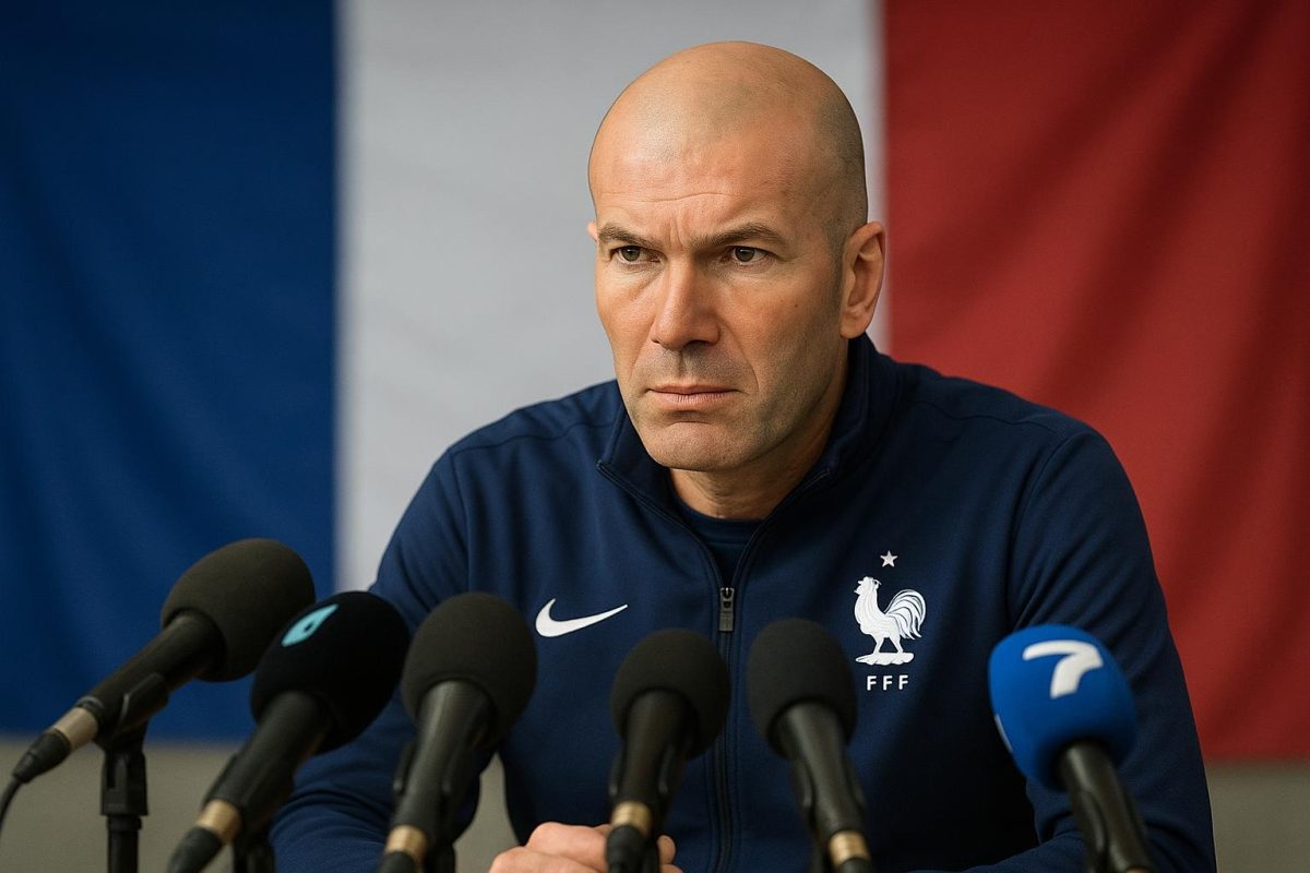 Neutrale persfoto-sfeer rond de mogelijke aanstelling van Zidane als bondscoach van Frankrijk