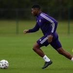 Keisuke Goto in trainingscontext bij RSC Anderlecht