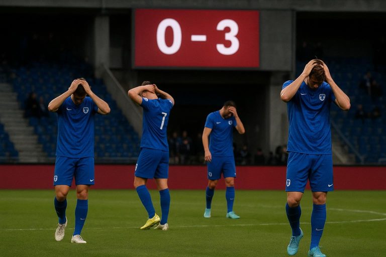 Teleurstelling bij KRC Genk na de 0-3 thuisnederlaag tegen Standard