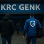 Sfeerbeeld aan de Cegeka Arena van KRC Genk tijdens de wintermercato