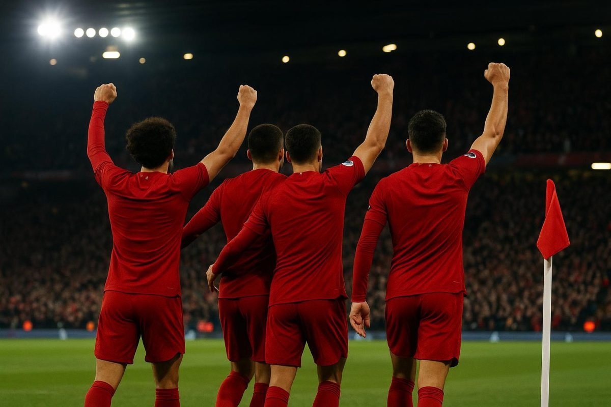 Liverpool viert de late 0-1 op het veld van Nottingham Forest