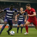 Actiebeeld tijdens Zulte Waregem tegen RSC Anderlecht in het stadion in Waregem