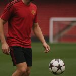 Casemiro in Manchester United-context tijdens een trainingsmoment, zonder herkenbare gezichten.