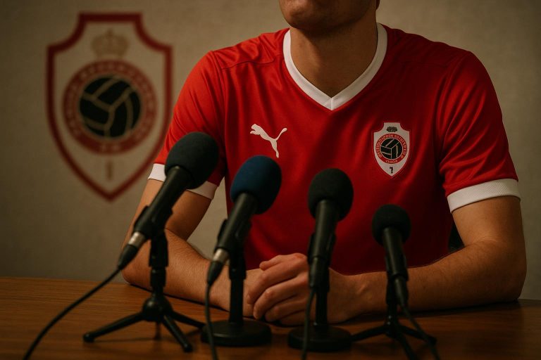 Patrick Goots spreekt over de moeilijke situatie van Royal Antwerp FC in de Jupiler Pro League