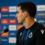 Joel Ordonez van Club Brugge in aanloop naar de Champions League-wedstrijd in Madrid