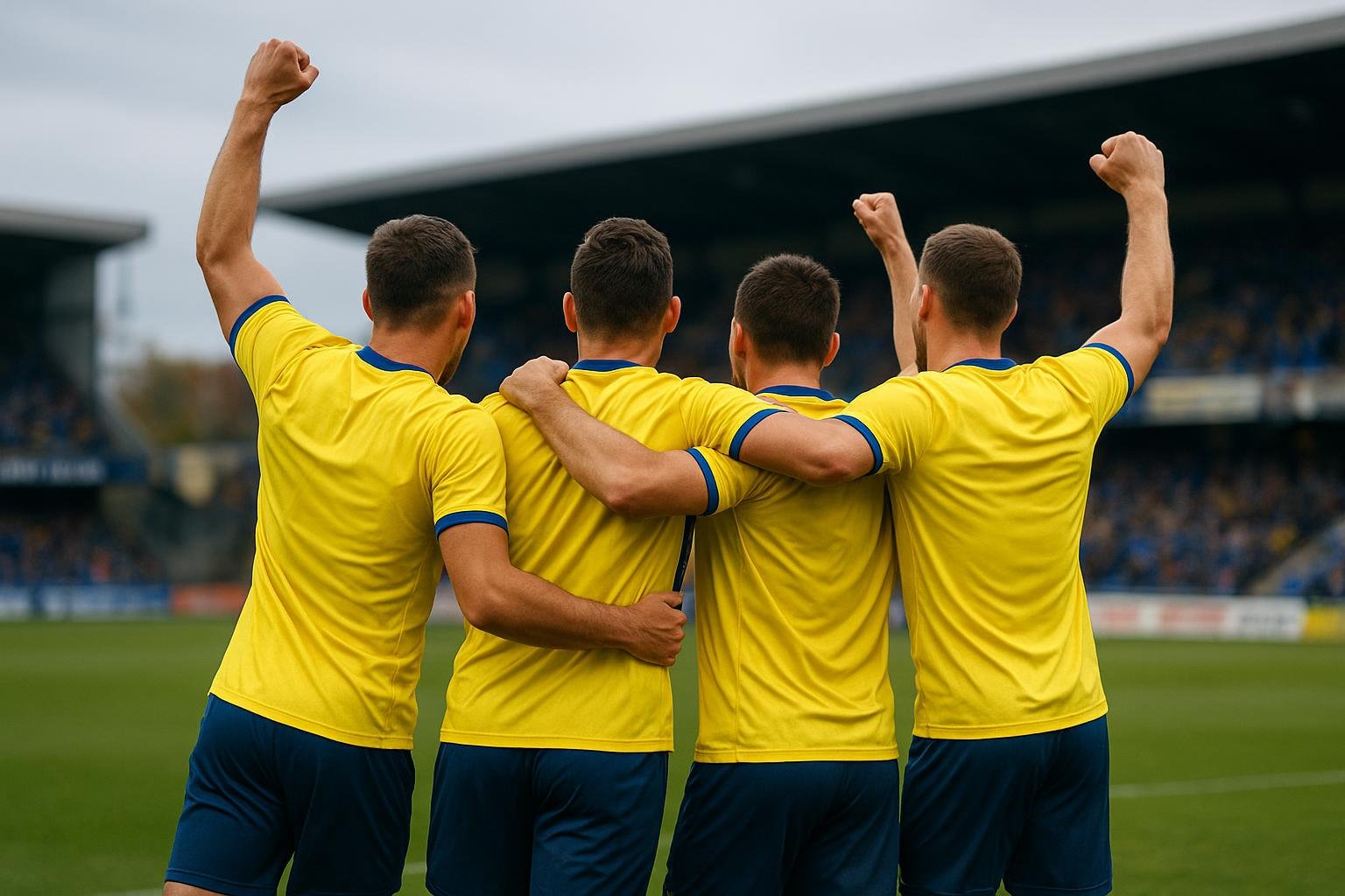 Sfeerbeeld van STVV in het stadion tijdens een wedstrijd in de Jupiler Pro League